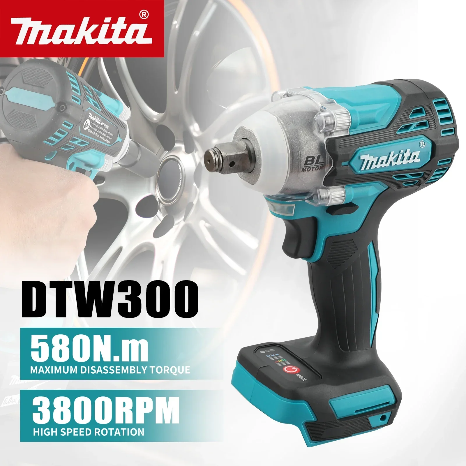 For Makita DTW300 Or DGA404 Co - Makita Drill Dtw300 recension och pris